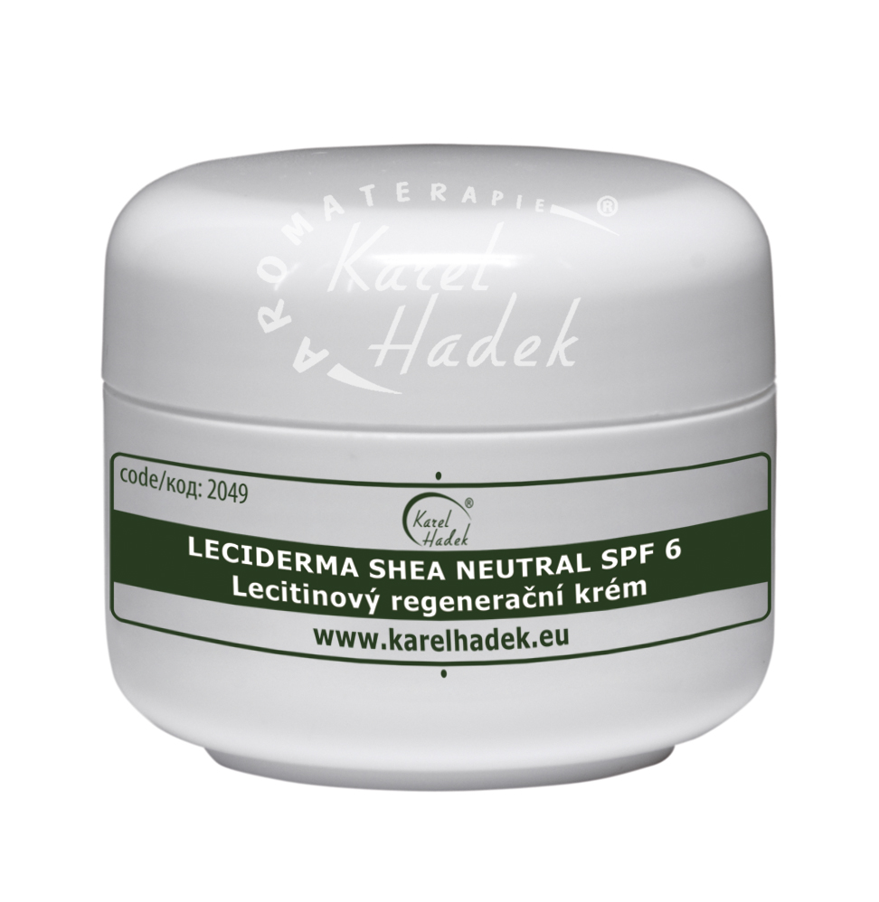 LECIDERMA SHEA NEUTRAL SPF 6 - lecitínový reg. krém s faktorom - 50 ml