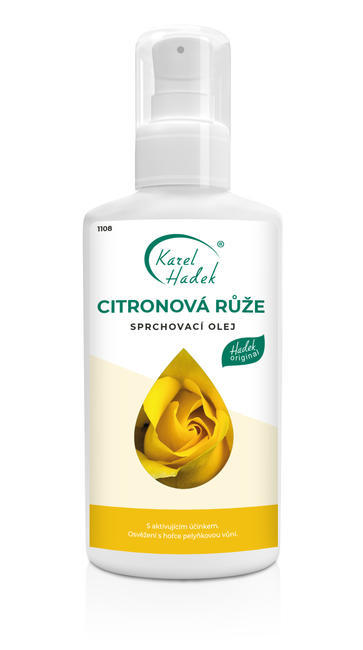Z citrónovej ruže sprchovací olej ukľudňujúci, uvoľňujúci -100 ml