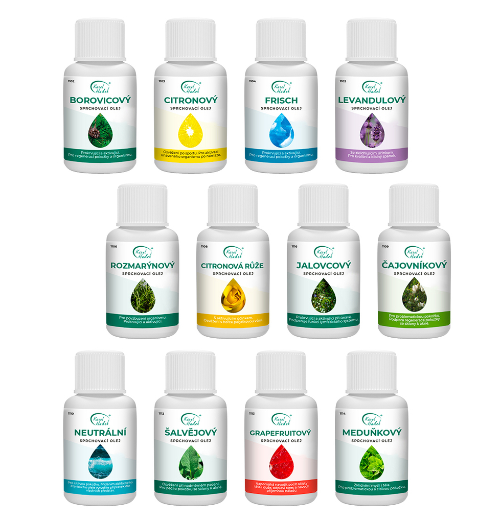 SADA sprchovacích olejov - darčekové balenie