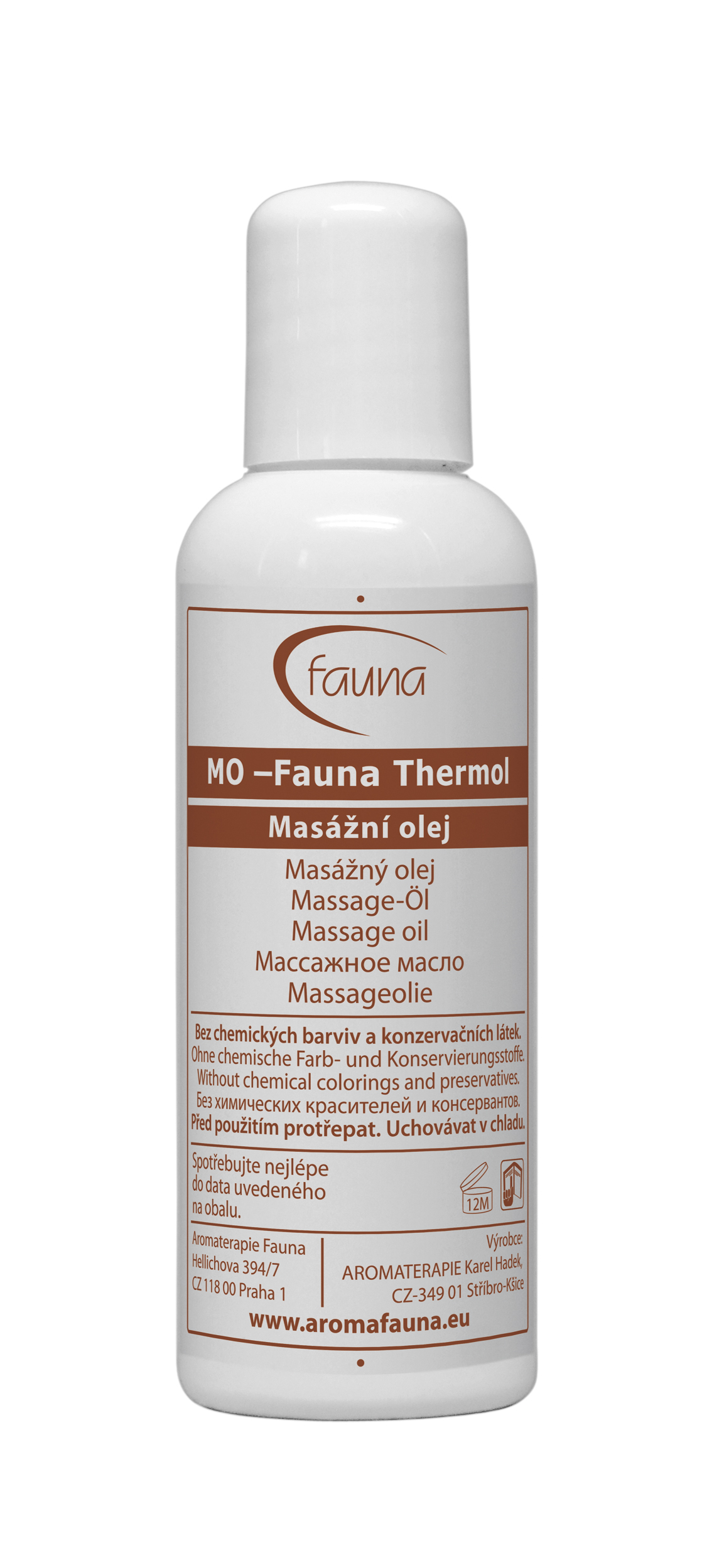 FAUNA THERMOL - masážny olej hrejivý 200 ml