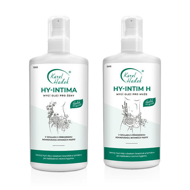 HY - Intim Set - sada umývacích olejov ( 2ks )  - 200 ml