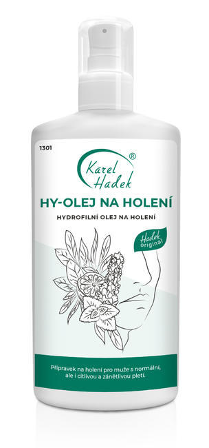 HY – OLEJ NA HOLENIE  - hydrofilný olej na holenie200 ml