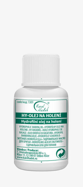 HY – OLEJ NA HOLENIE -hydrofilný olej na holenie -20 ml 