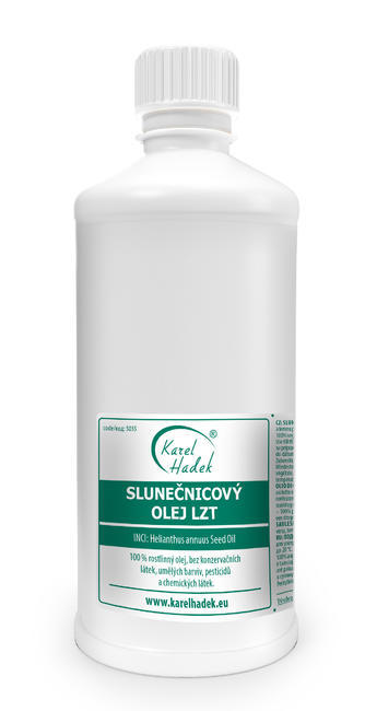 SLNEČNICOVÝ OLEJ LZT - lisovaný za tepla – 1000 ml