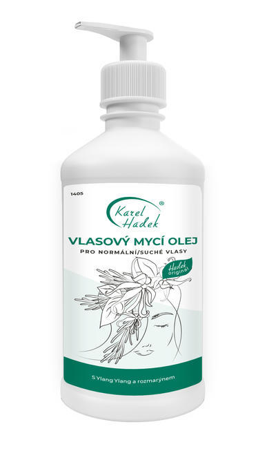 Vlasový umývací olej – normálne/suché vlasy - 500 ml