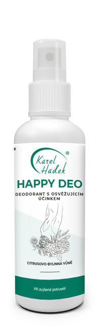 HAPPY DEO - dezodorant s osviežujúcou vôňou citrusov a byliniek - 100 ml