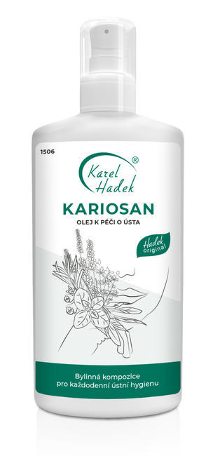 KARIOSAN – olej pre starostlivosť o ústa a zuby - 200 ml