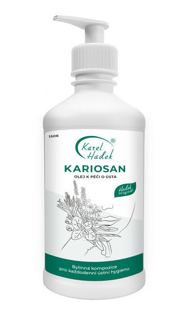 KARIOSAN – olej pre starostlivosť o ústa a zuby - 500 ml
