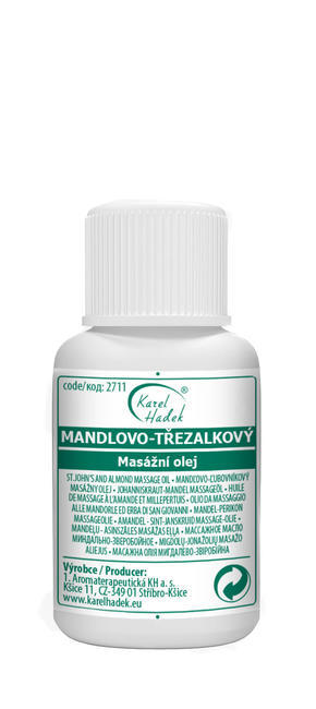 MANDLOVO-ĽUBOVNÍKOVÝ masážny olej - 20 ml