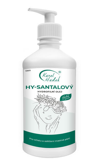 HY – SANTALOVÝ OLEJ  umývací hydrofilný olej na mastnú pleť - 500 ml