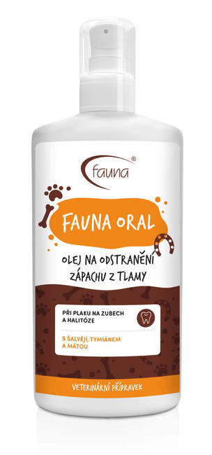 Ústny olej FAUNA ORAL proti zápachu z papuľky 200 ml