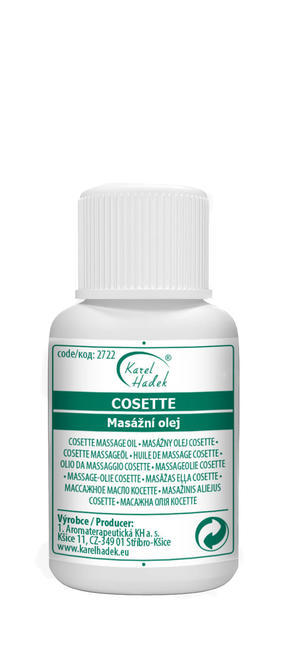COSETTE - špeciálny masážny olej  na spevnenie poprsia  –  20 ml