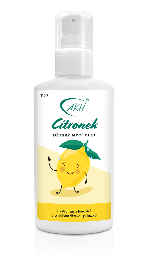 CITRONEK - DETSKÝ UMÝVACÍ OLEJ s citrónom a borovicou - 200 ml