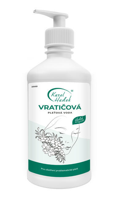 VRATIČOVÁ pleťová voda - protizápalová - s dávkovačom - 500 ml