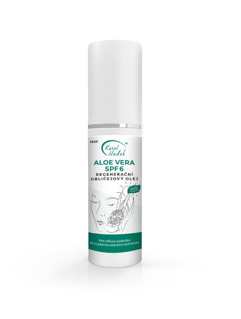 ALOE VERA SPF6 - regeneračný tvárový olej s ochranným faktrom - 30 ml