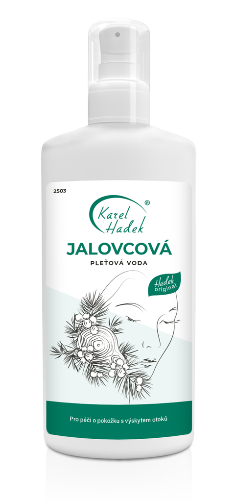 BORIEVKOVÁ (jalovcová) pleťová voda, pre lymfatický systém, proti opuchom - 200 ml
