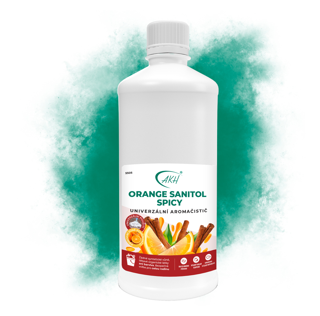 Univerzálny aroma-čistič ORANGE SANITOL SPICY - 1000 ml