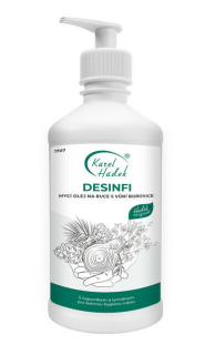 DESINFI –  umývací olej na ruky antimikrobiálny, antivirálny - 500 ml